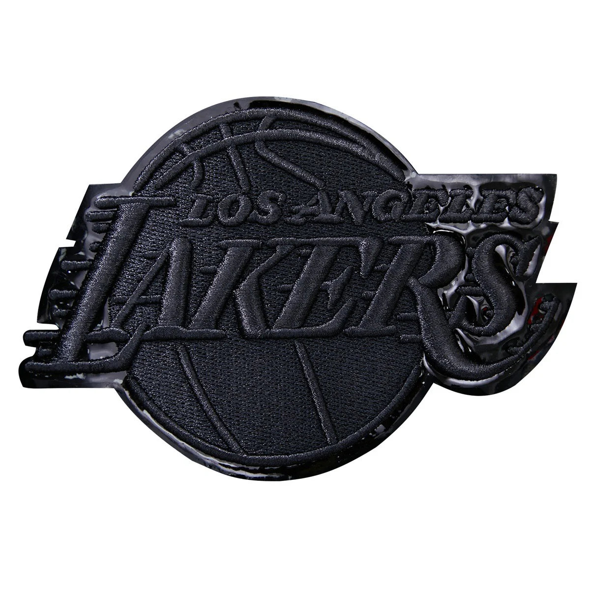NBA LOS ANGELES LAKERS TRIPLE BLACK LOGO MEN'S PULLOVER HOODIE
