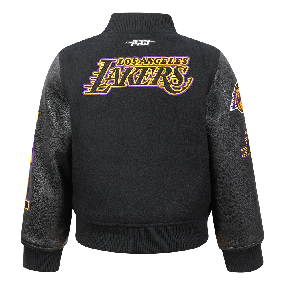 NBA LOS ANGELES LAKERS CLASSIC TODDLER BOYS WOOL VARSITY JACKET