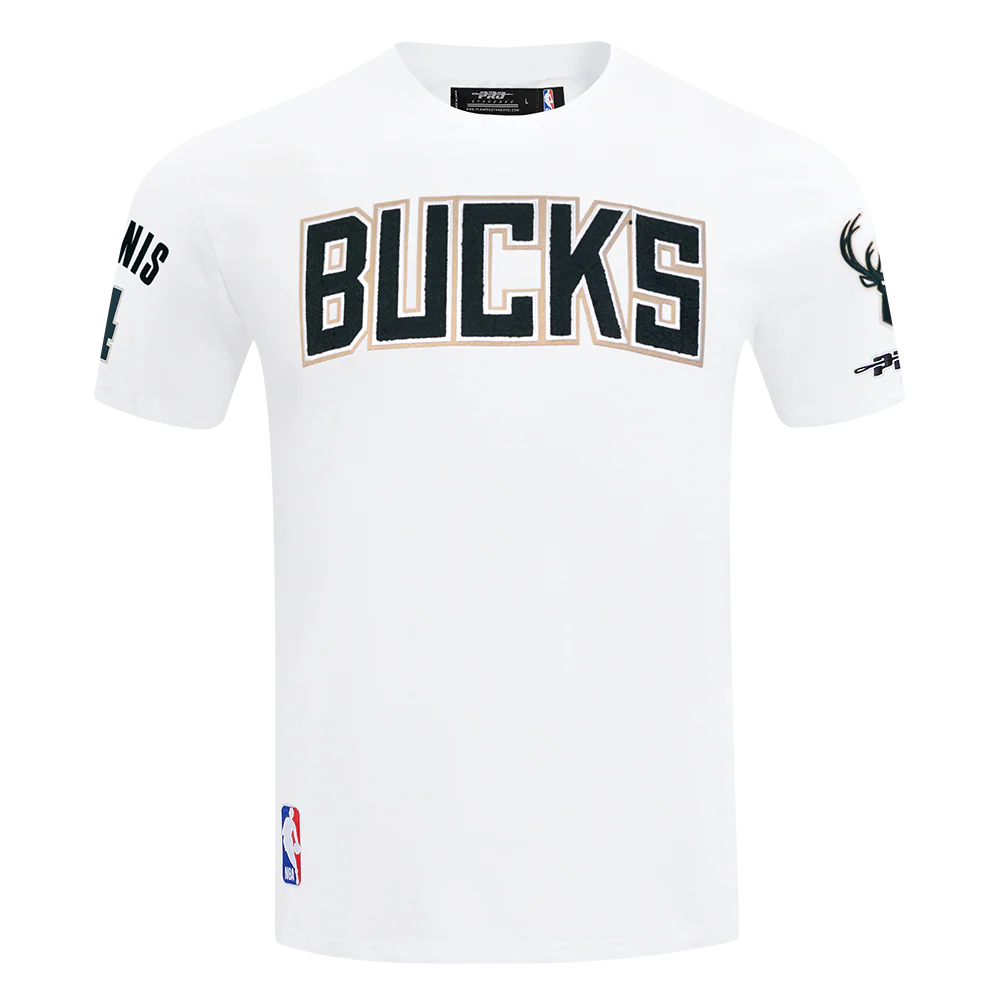 NBA MILWAUKEE BUCKS GIANNIS ANTETOKOUNMPO #34 CLASSIC PNN MEN'S SJ TEE