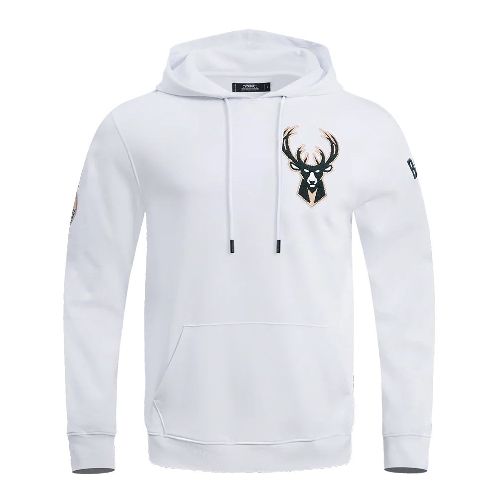 NBA MILWAUKEE BUCKS CLASSIC CHENILLE MEN'S PULLOVER HOODIE