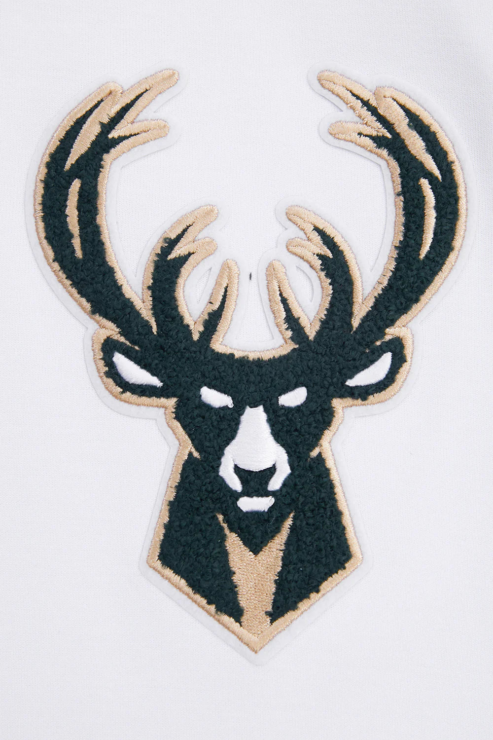 NBA MILWAUKEE BUCKS CLASSIC CHENILLE MEN'S FULL ZIP PULLOVER HOODIE