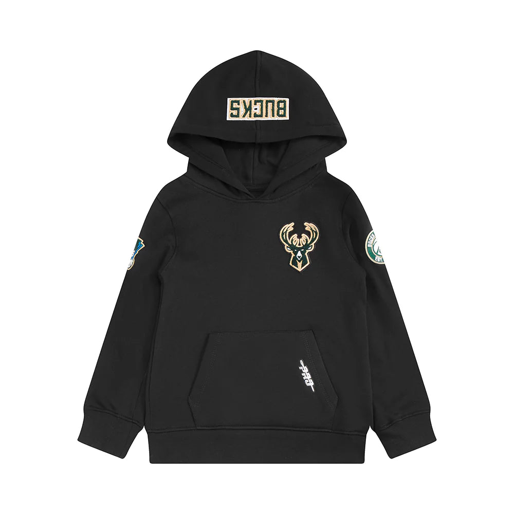 NBA MILWAUKEE BUCKS CLASSIC TODDLER BOYS FLEECE PULLOVER HOODIE