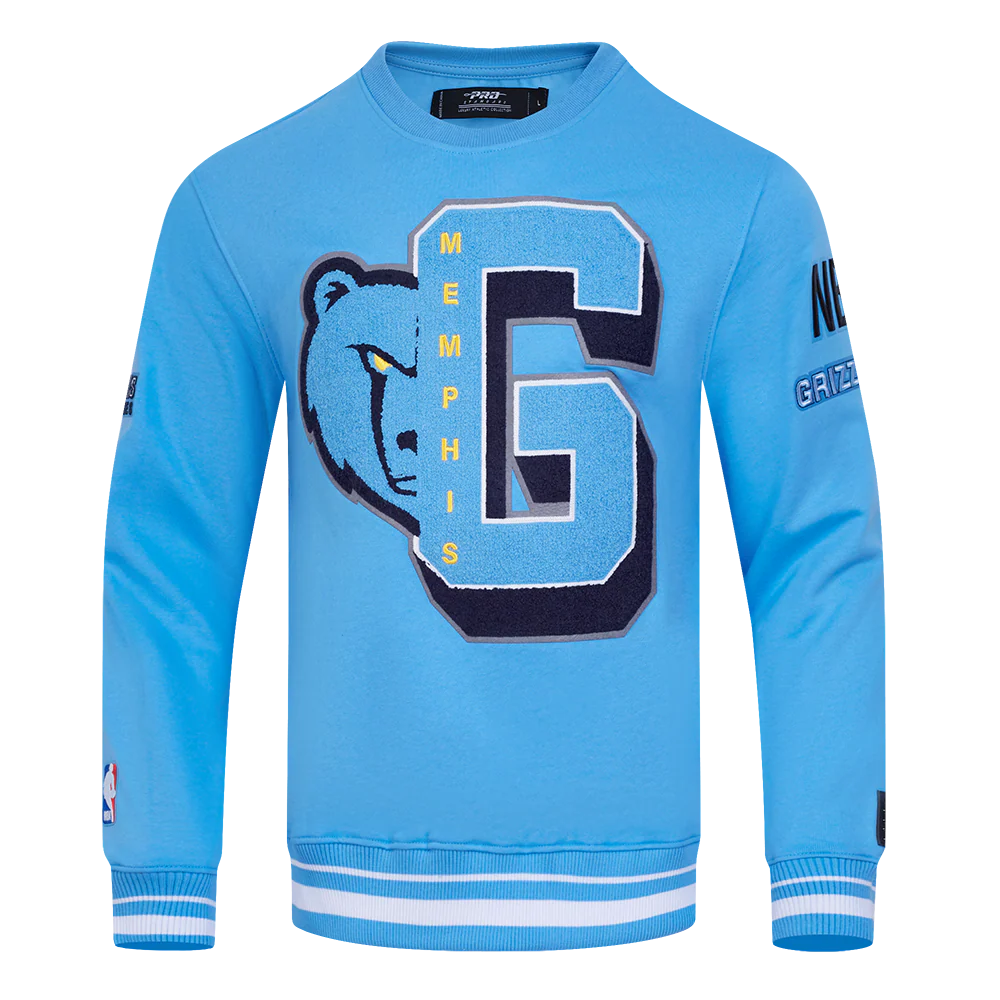NBA MEMPHIS GRIZZLIES MASHUP MEN'S RIB CREWNECK