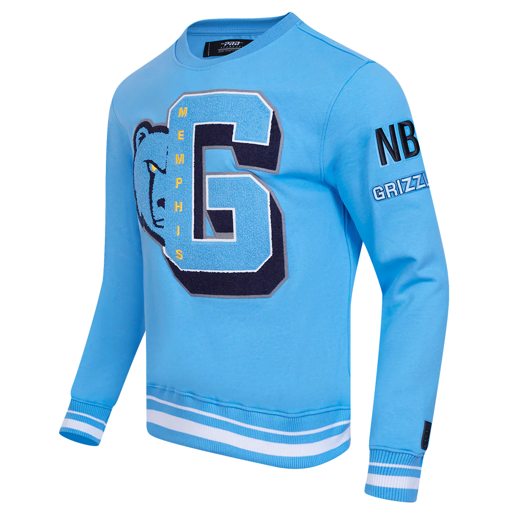NBA MEMPHIS GRIZZLIES MASHUP MEN'S RIB CREWNECK