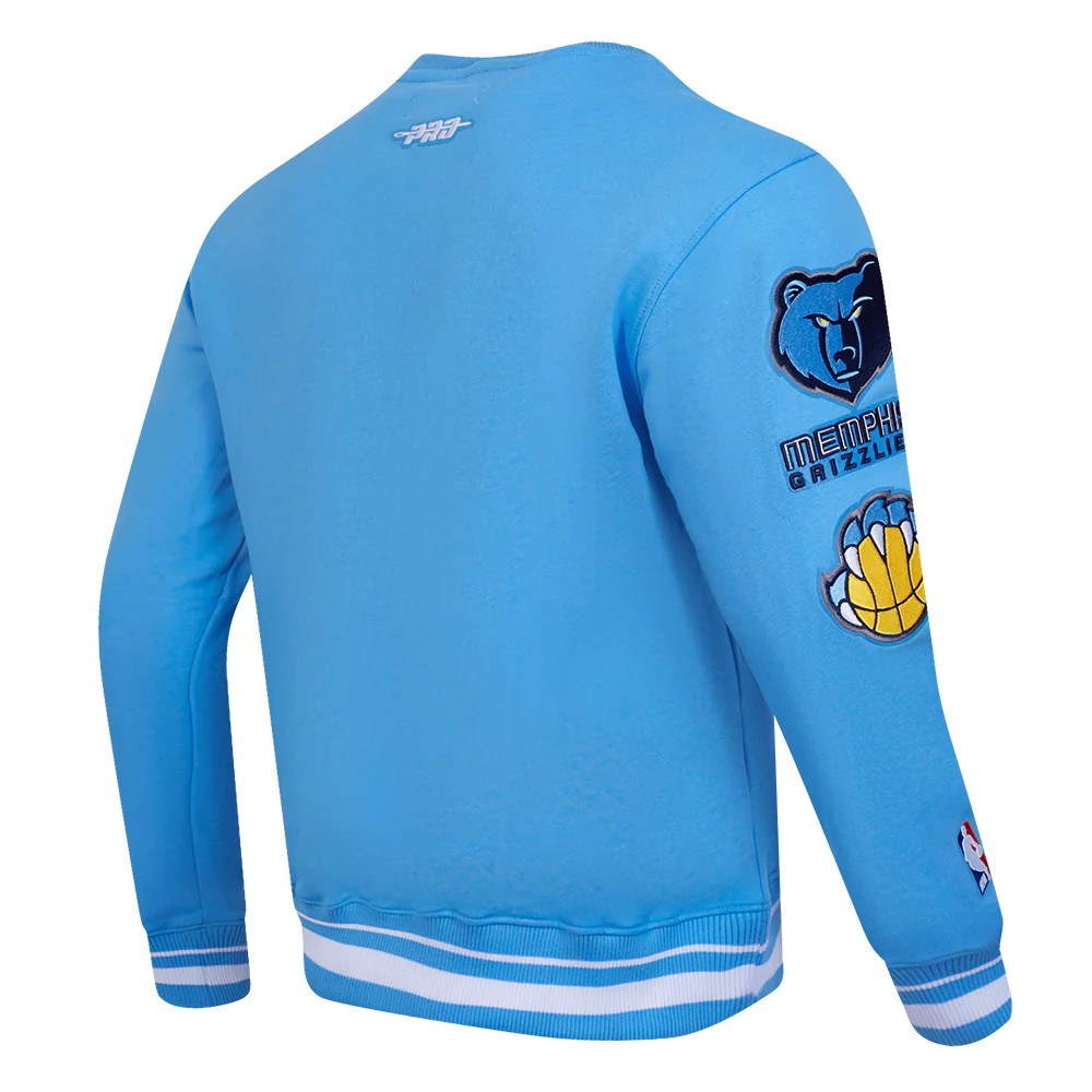 NBA MEMPHIS GRIZZLIES MASHUP MEN'S RIB CREWNECK