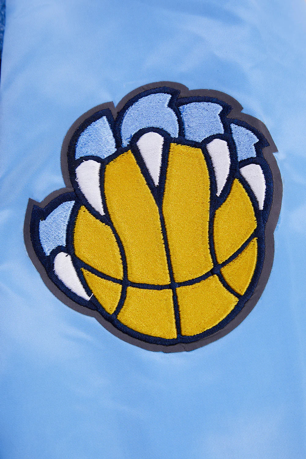 NBA MEMPHIS GRIZZLIES RETRO CLASSIC MEN'S RIB SATIN JACKET