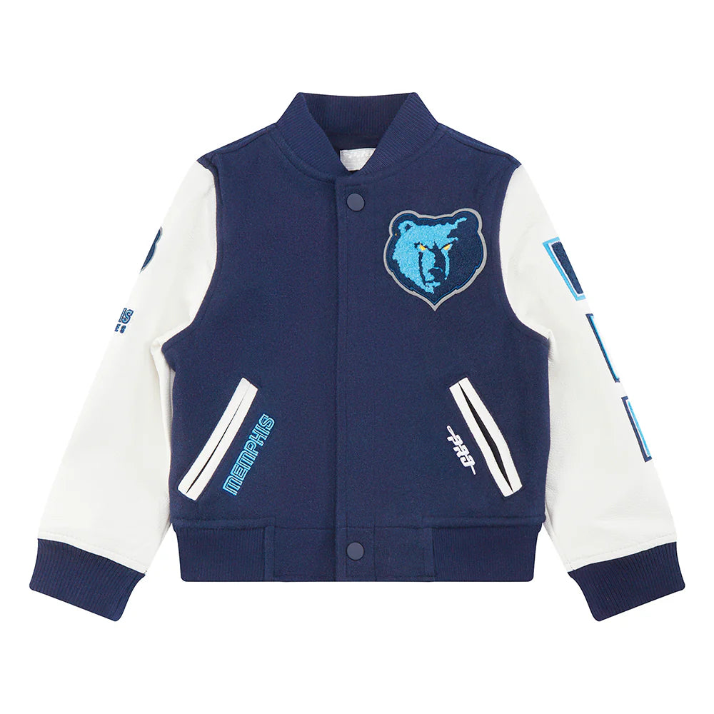 NBA MEMPHIS GRIZZLIES CLASSIC TODDLER BOYS WOOL VARSITY JACKET