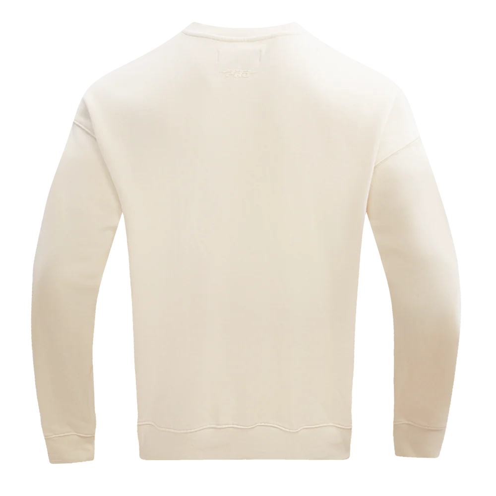 NBA MIAMI HEAT NEUTRAL DROP SHOULDER FLEECE CREWNECK