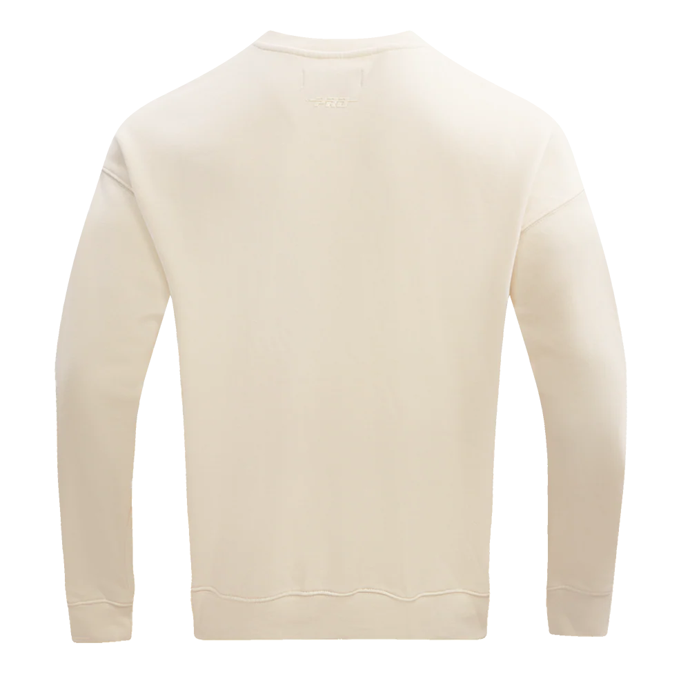 NBA MIAMI HEAT NEUTRAL DROP SHOULDER FLEECE CREWNECK