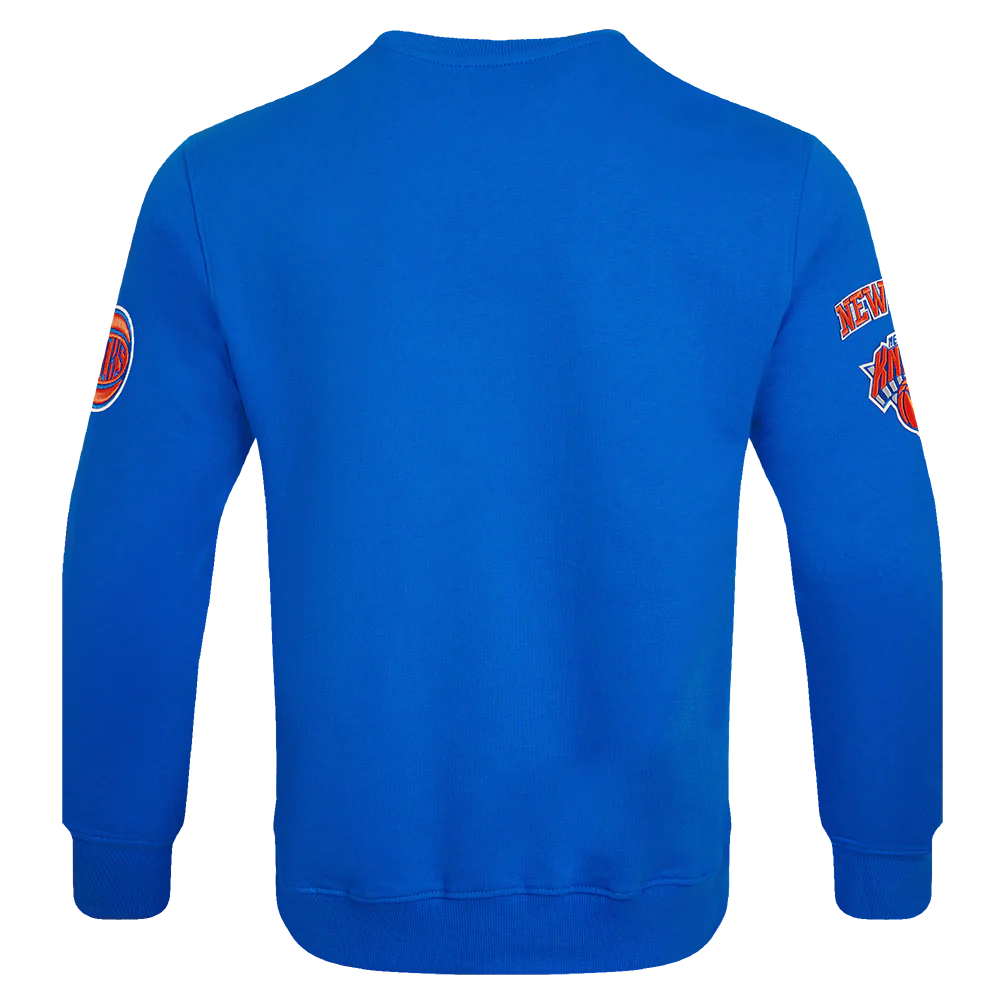 NBA NEW YORK KNICKS OLD ENGLISH MEN'S CREWNECK