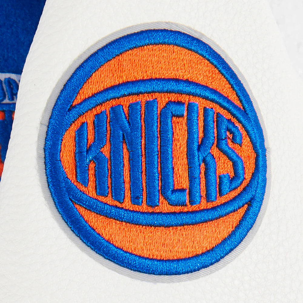 NBA NEW YORK KNICKS RETRO CLASSIC LITTLE BOYS RIB WOOL VARSITY JACKET