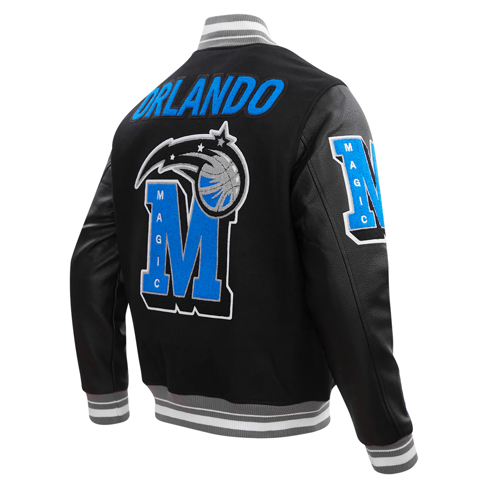 NBA ORLANDO MAGIC MASHUP MEN'S RIB WOOL VARSITY JACKET