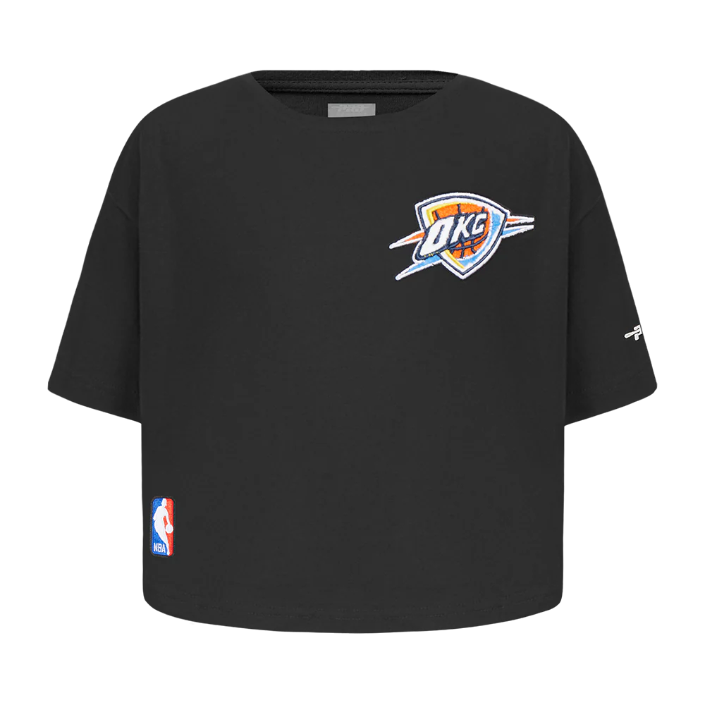 NBA OKLAHOMA CITY THUNDER CLASSIC TODDLER GIRLS SHORT SLEEVE BOXY TEE