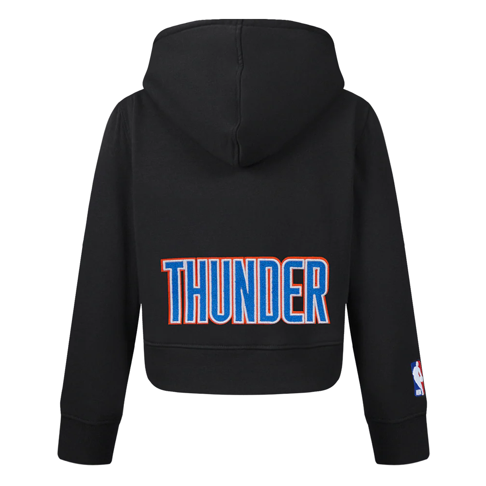 NBA OKLAHOMA CITY THUNDER CLASSIC TODDLER GIRLS FLEECE FULL ZIP HOODIE