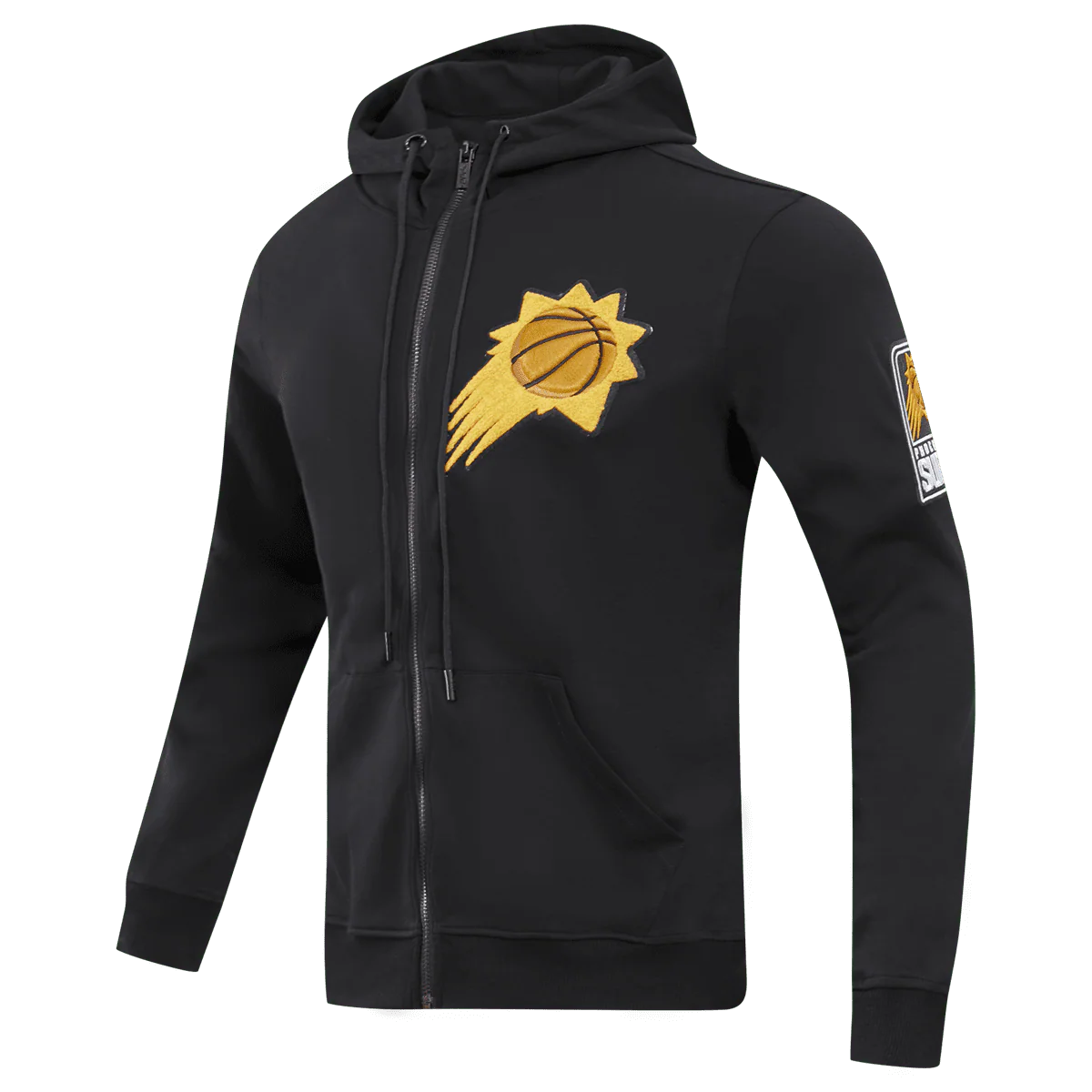 NBA PHOENIX SUNS CLASSIC CHENILLE MEN'S FULL ZIP PULLOVER HOODIE