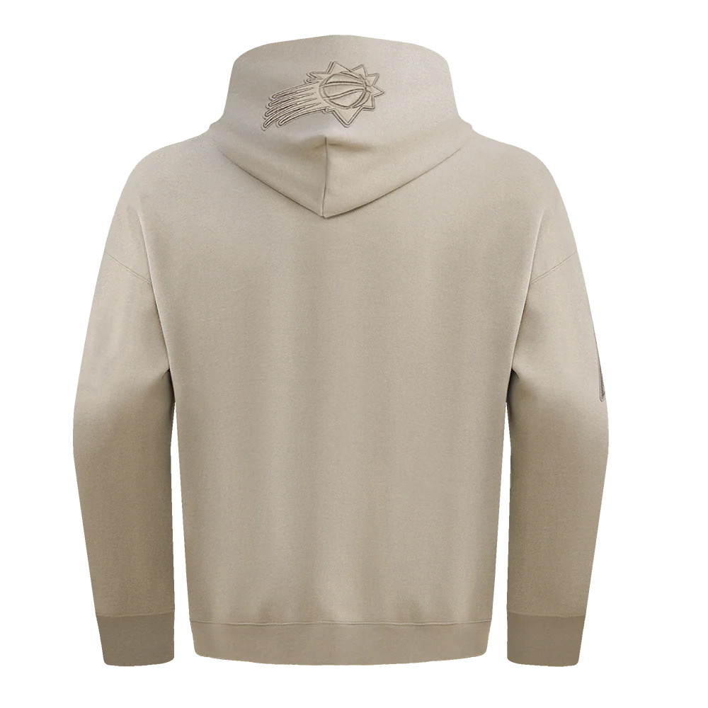 NBA PHOENIX SUNS NEUTRAL DROP SHOULDER FLEECE PULLOVER HOODIE