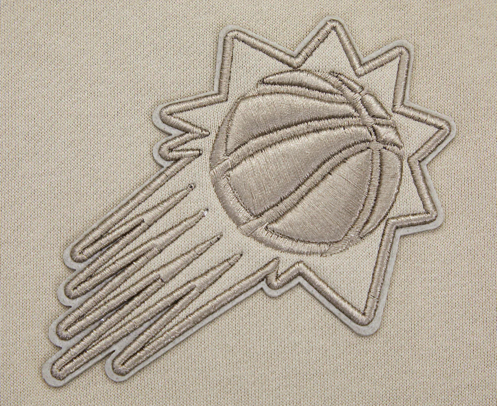 NBA PHOENIX SUNS NEUTRAL DROP SHOULDER FLEECE PULLOVER HOODIE