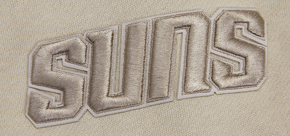 NBA PHOENIX SUNS NEUTRAL DROP SHOULDER FLEECE PULLOVER HOODIE