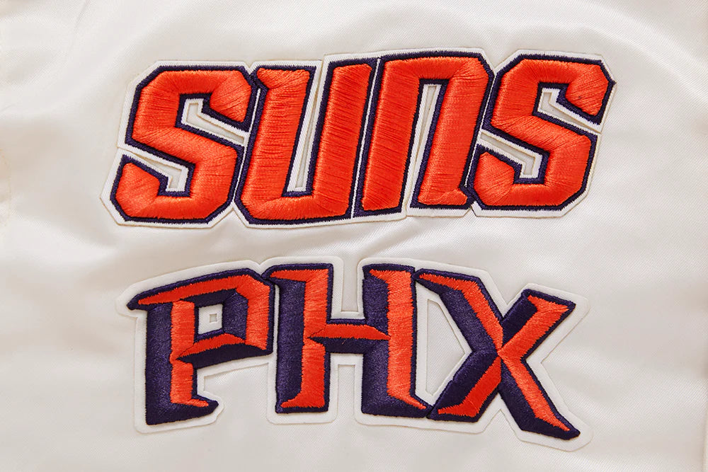 NBA PHOENIX SUNS RETRO CLASSIC MEN'S RIB SATIN JACKET