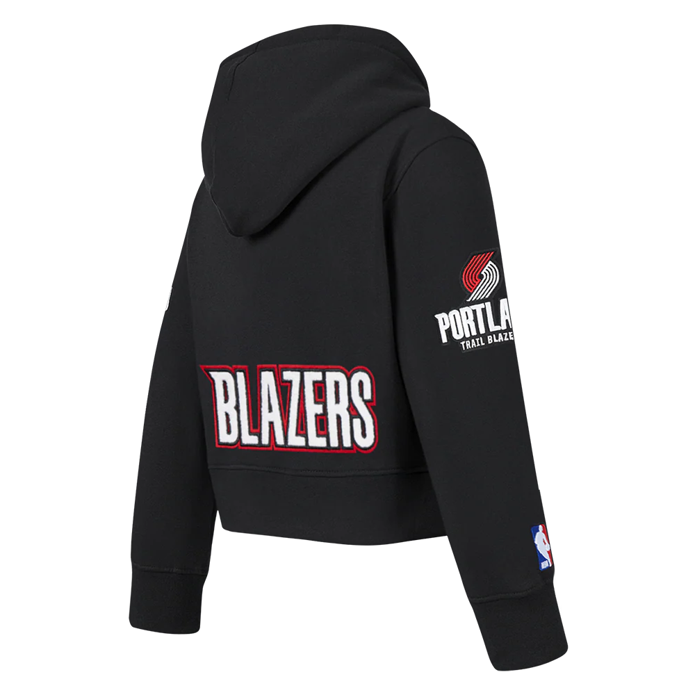NBA PORTLAND TRAIL BLAZERS CLASSIC TODDLER GIRLS FLEECE FULL ZIP HOODIE