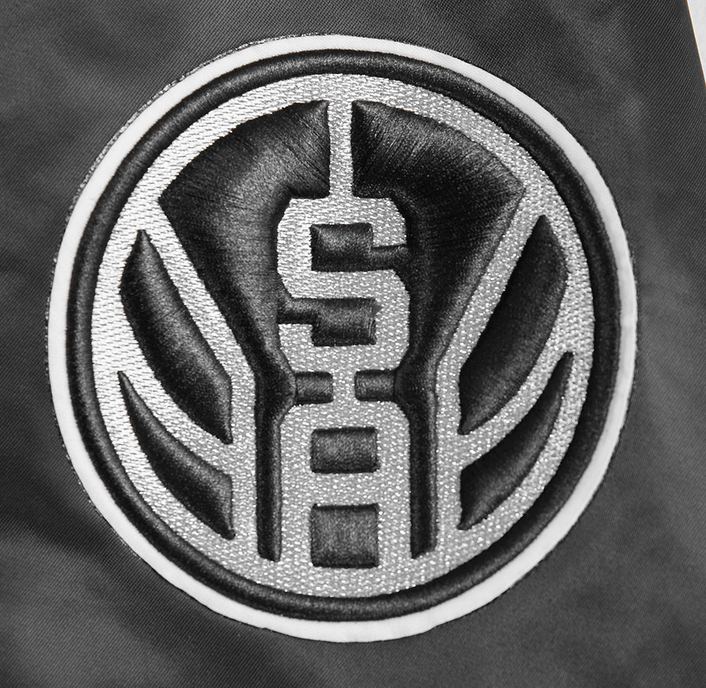 NBA SAN ANTONIO SPURS BIG LOGO MEN'S SATIN JACKET