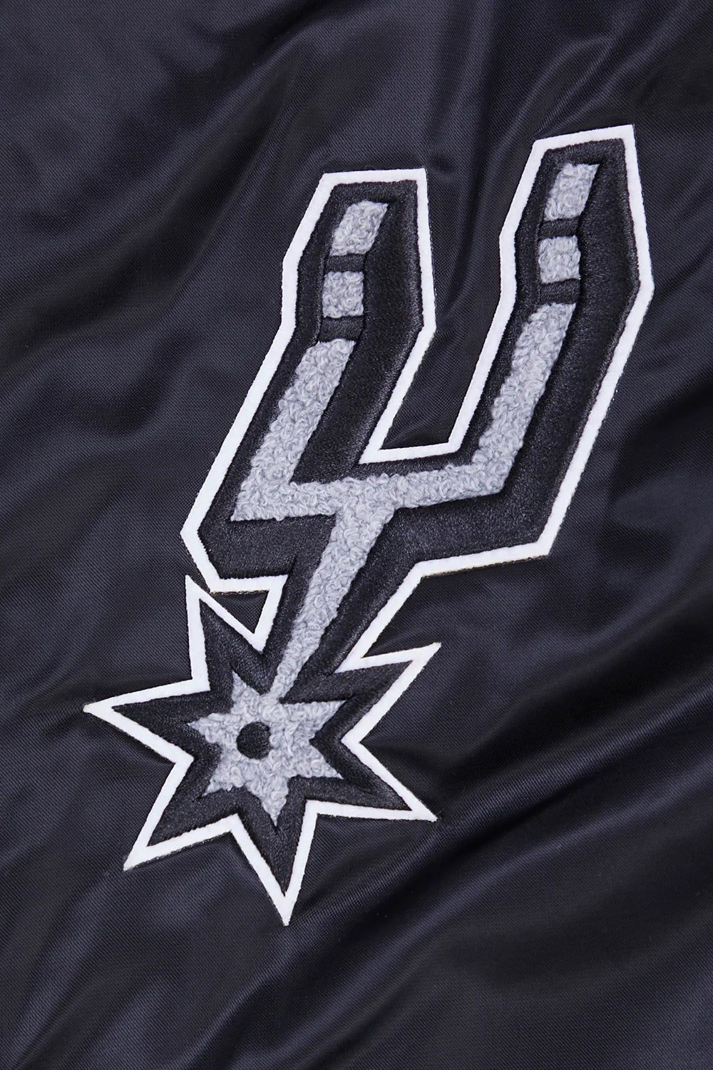 NBA SAN ANTONIO SPURS RETRO CLASSIC MEN'S RIB SATIN JACKET