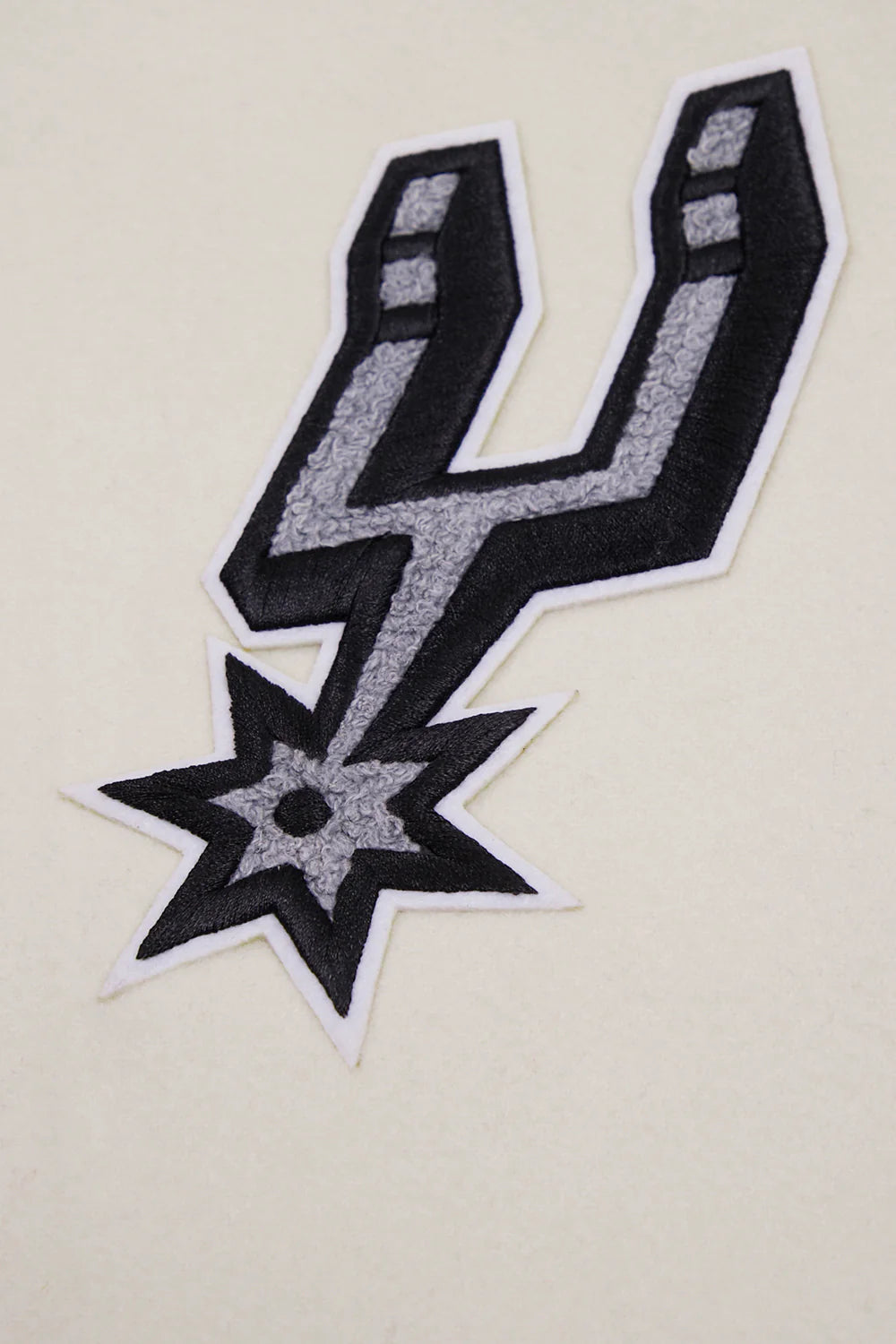 NBA SAN ANTONIO SPURS RETRO CLASSIC MEN'S RIB WOOL VARSITY JACKET