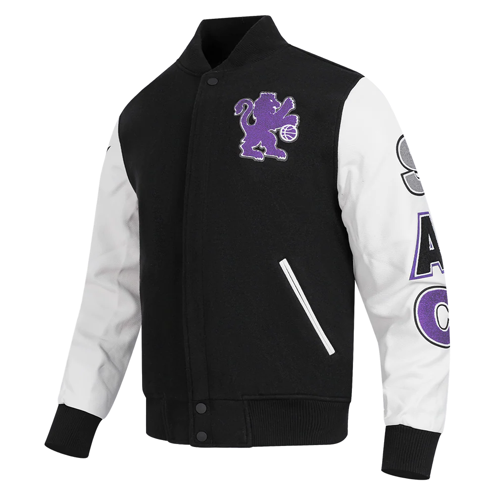 NBA SACRAMENTO KINGS CLASSIC WOOL MEN'S VARSITY JACKET