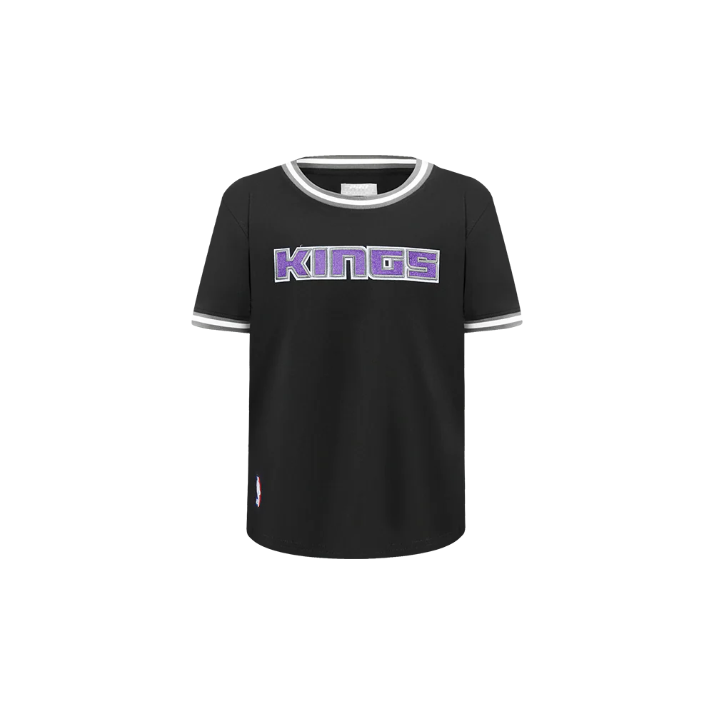NBA SACRAMENTO KINGS CLASSIC TODDLER BOYS SHORT SLEEVE STRIPED RIB TEE