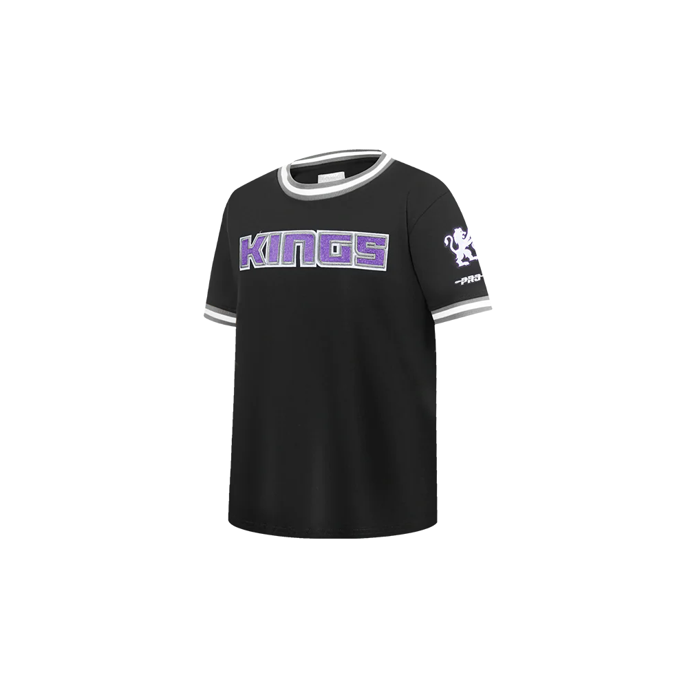 NBA SACRAMENTO KINGS CLASSIC TODDLER BOYS SHORT SLEEVE STRIPED RIB TEE