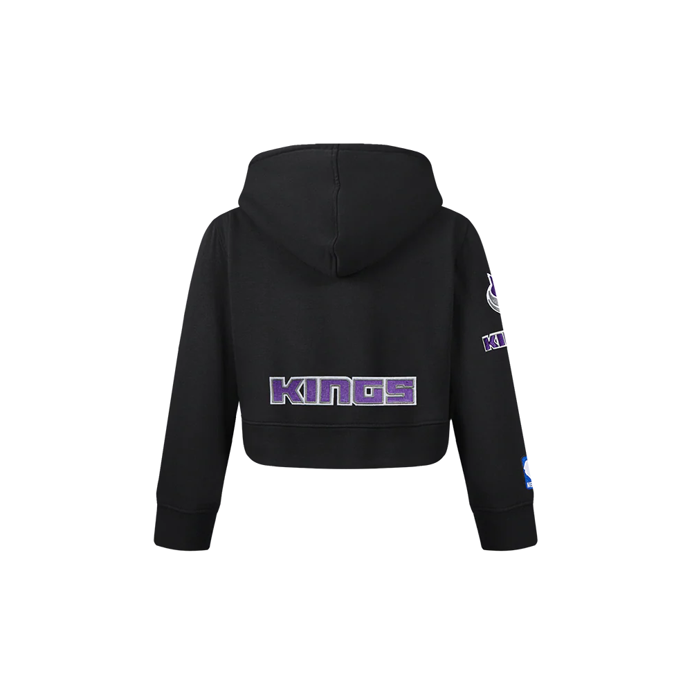 NBA SACRAMENTO KINGS CLASSIC TODDLER GIRLS FLEECE FULL ZIP HOODIE