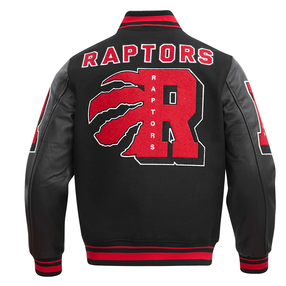 NBA TORONTO RAPTORS MASHUP MEN'S RIB WOOL VARSITY JACKET