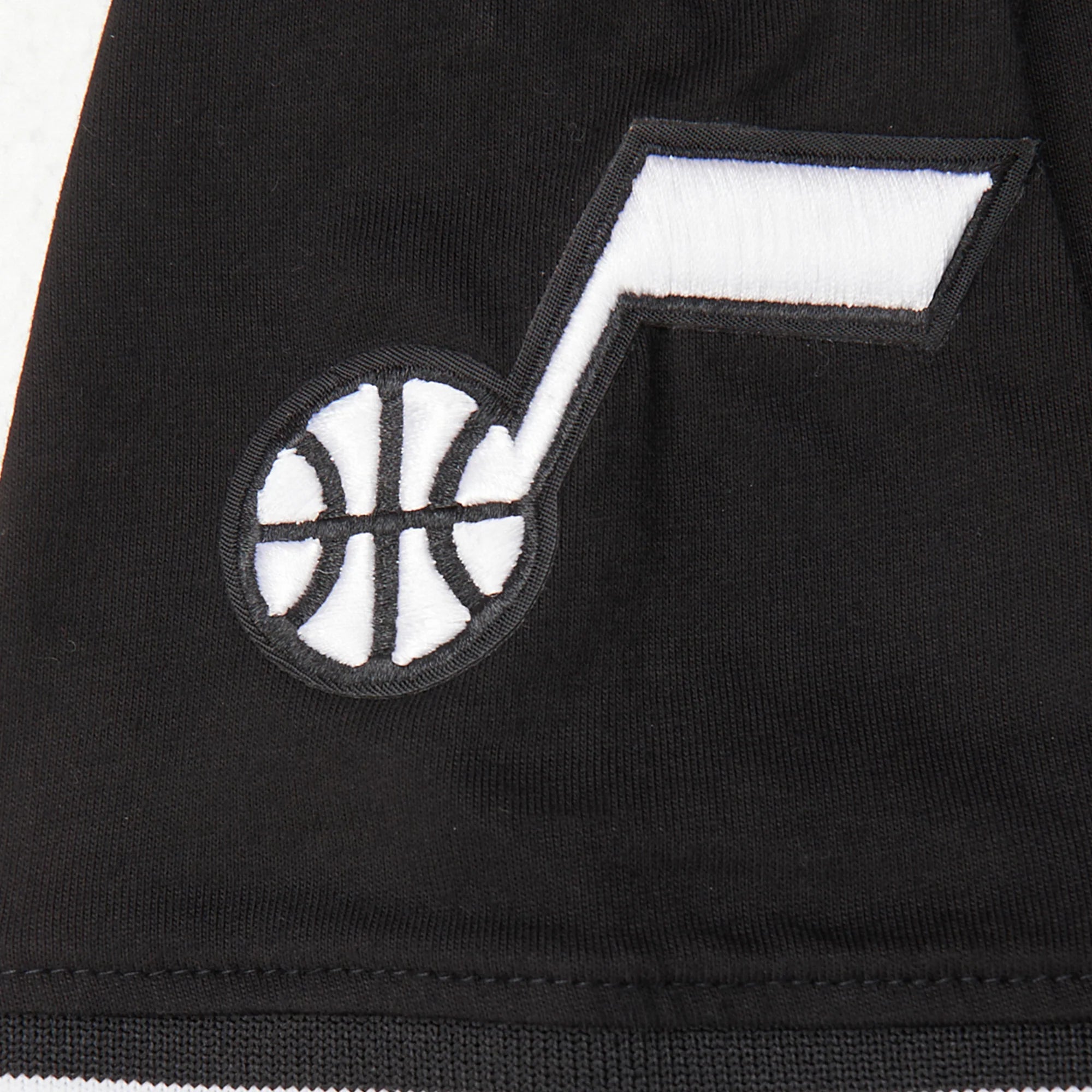 NBA UTAH JAZZ CLASSIC BIG BOYS SHORT SLEEVE STRIPED RIB TEE