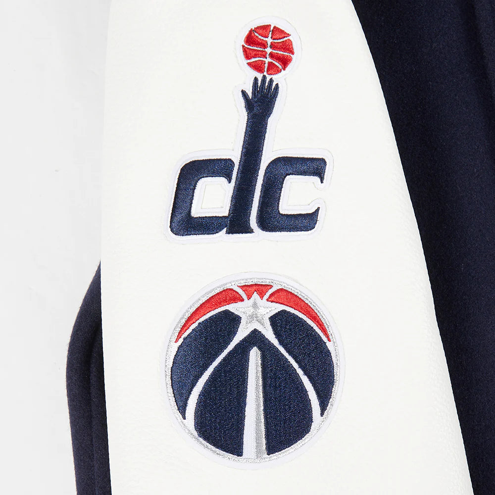 NBA WASHINGTON WIZARDS CLASSIC BIG BOYS WOOL VARSITY JACKET