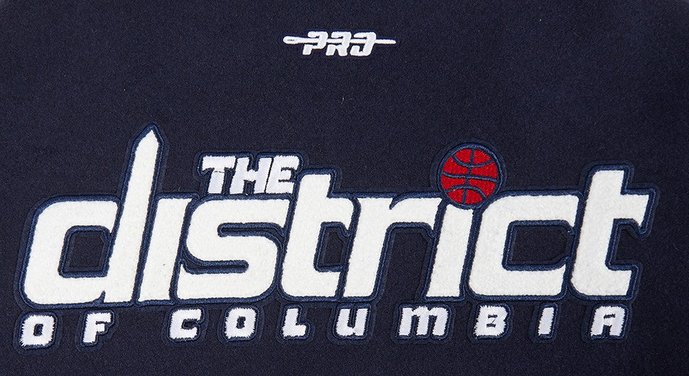 NBA WASHINGTON WIZARDS CLASSIC BIG BOYS WOOL VARSITY JACKET