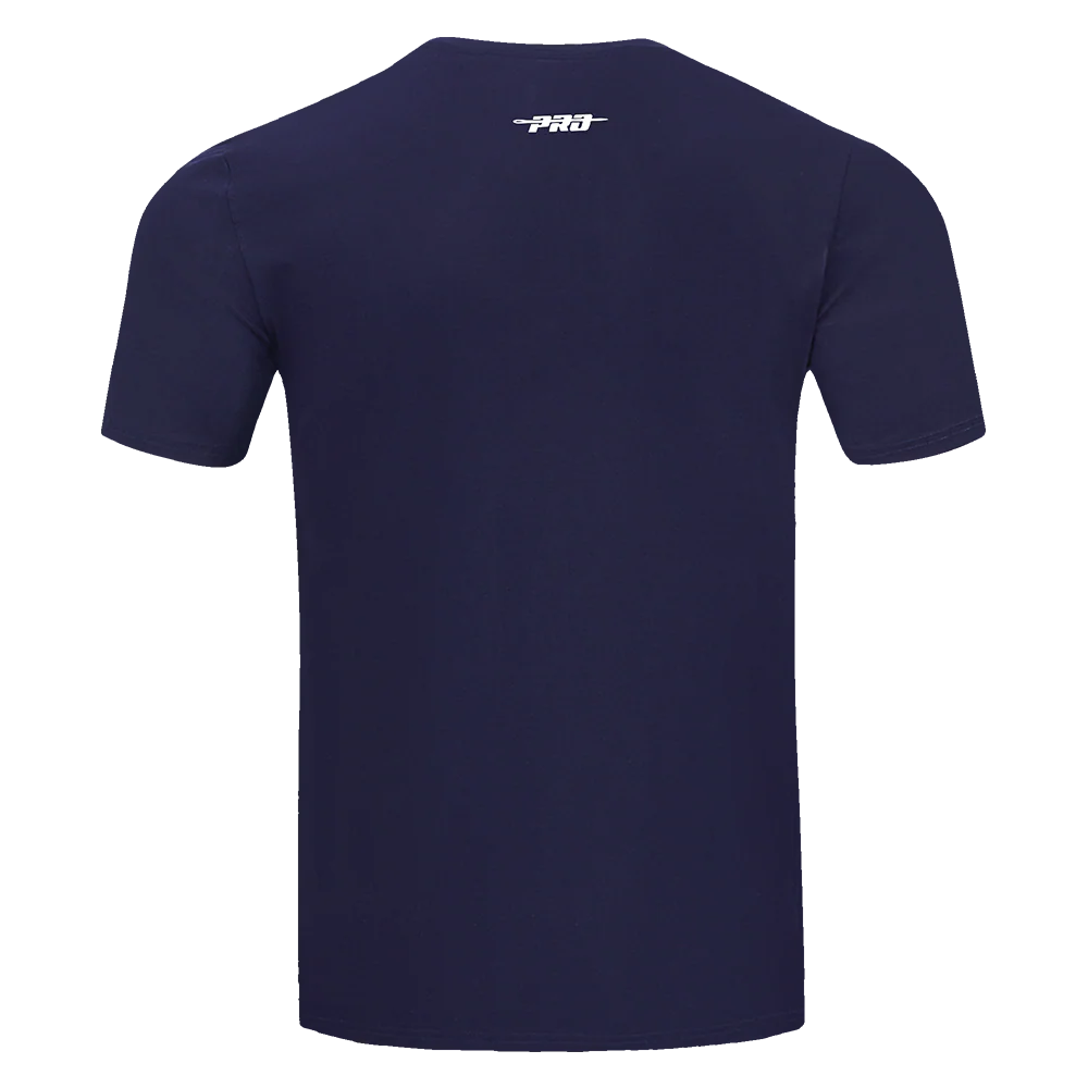 BOSTON UNIVERSITY CLASSIC STACKED LOGO SINGLE JERSEY TEE