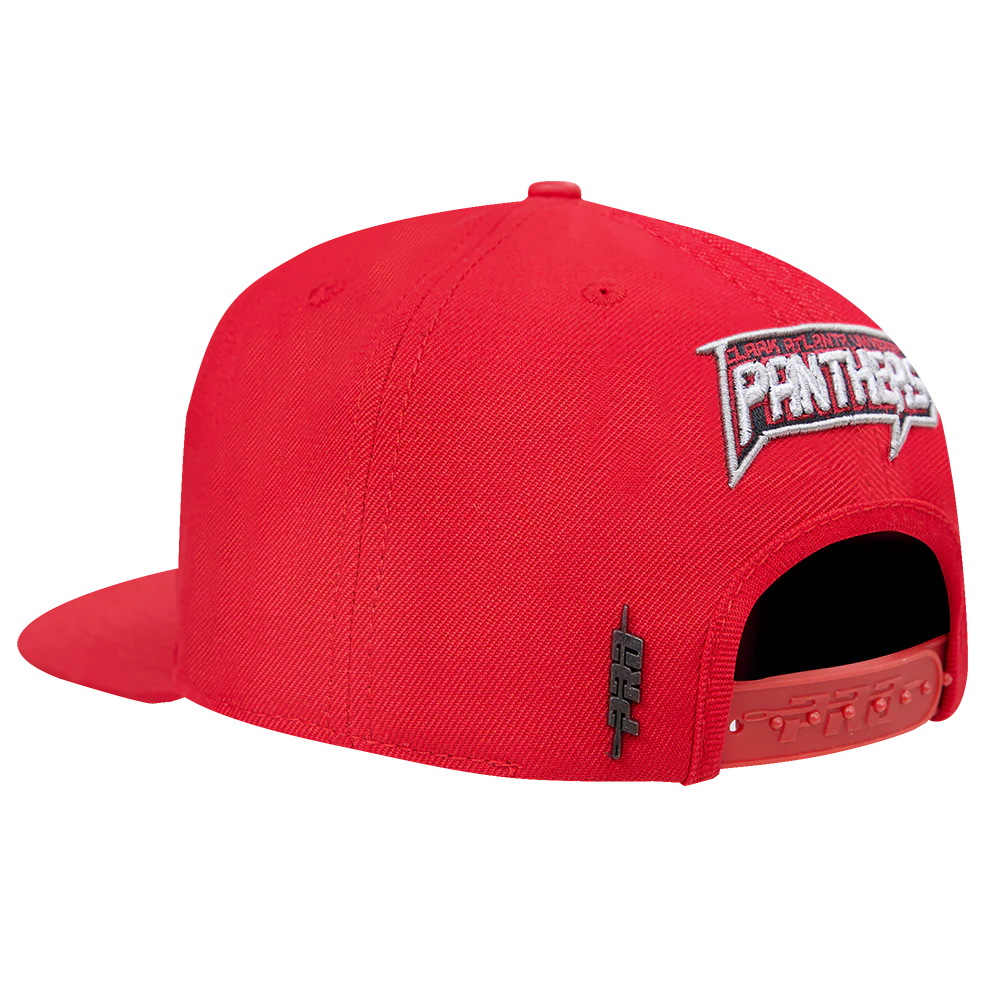 CLARK ATLANTA UNIVERSITY CLASSIC UNISEX STACKED LOGO WOOL SNAPBACK