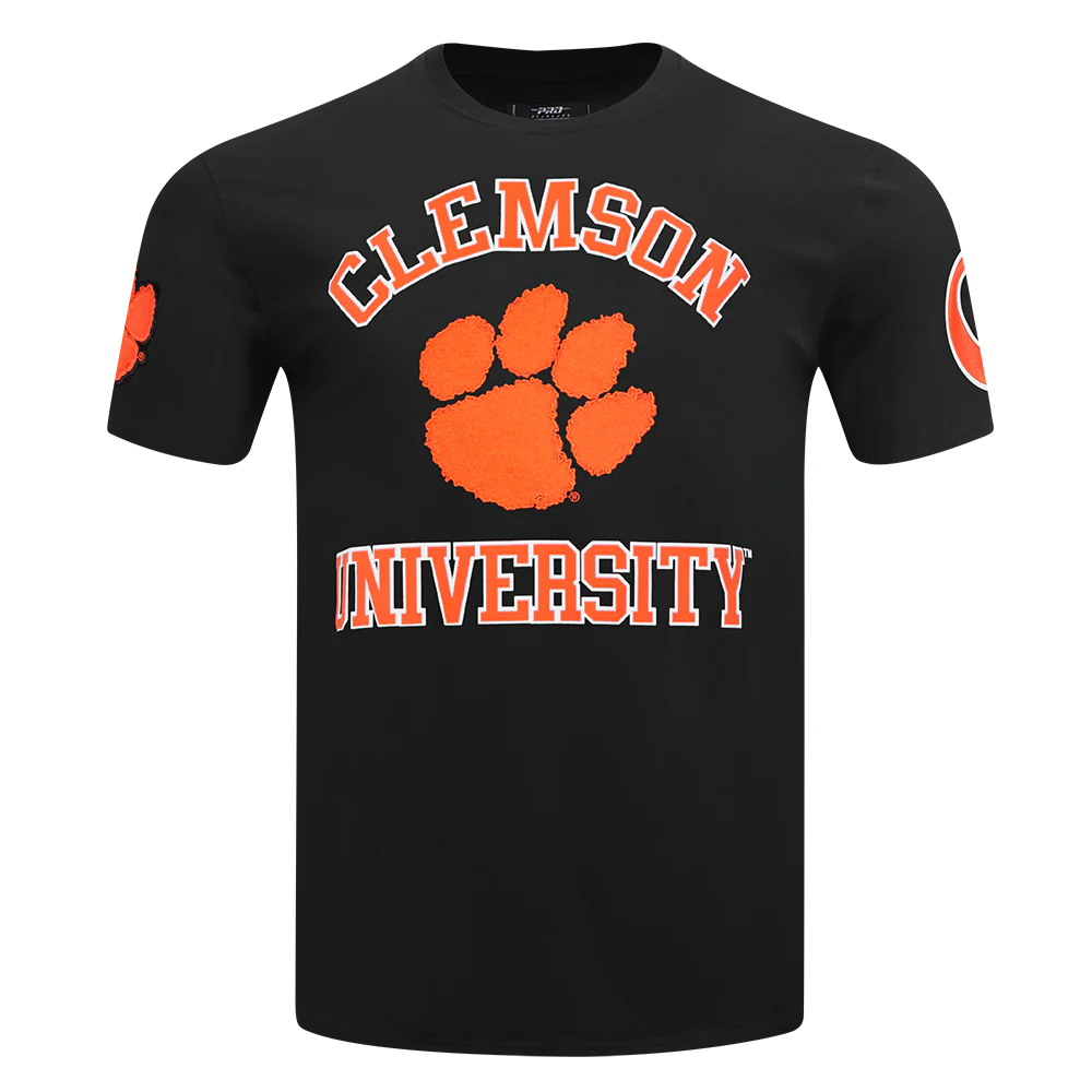CLEMSON UNIVERSITY CLASSIC MEN'S STACKED LOGO TEE
