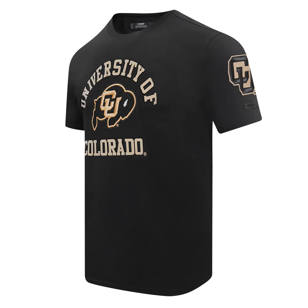 UNIVERSITY OF COLORADO CLASSIC MEN'S STACKED LOGO TEE