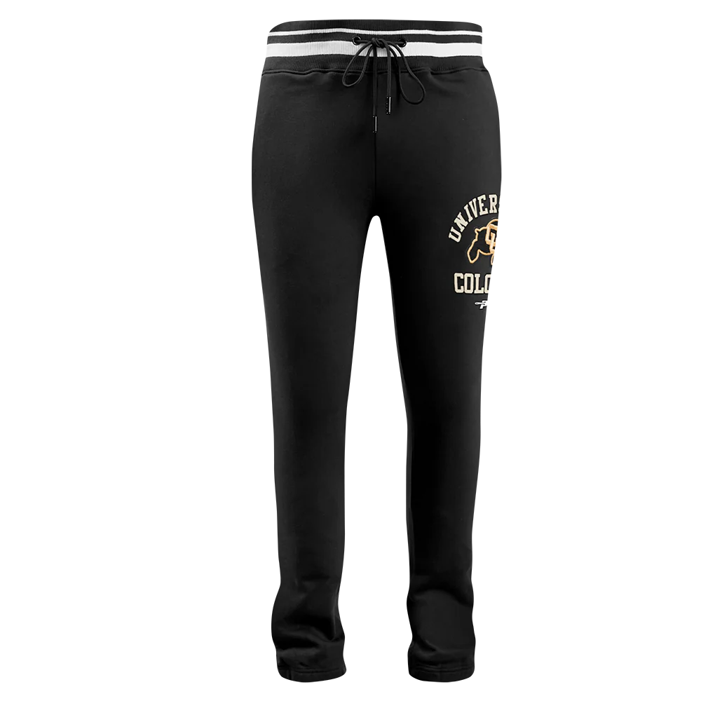 UNIVERSITY OF COLORADO CLASSIC MEN'S STACKED LOGO SWEATPANT