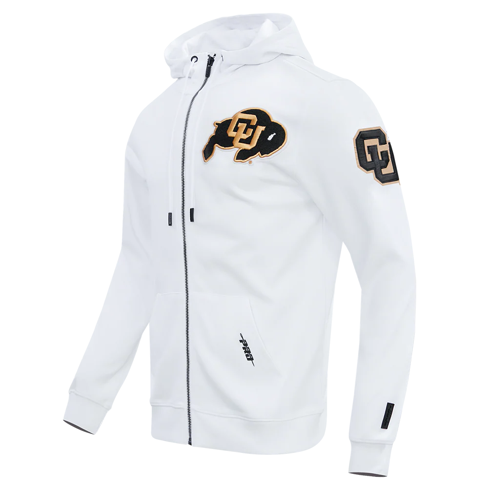 UNIVERSITY OF COLORADO CLASSIC MEN'S FULL ZIP PULLOVER HOODIE