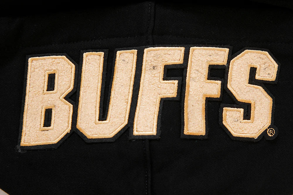 UNIVERSITY OF COLORADO CLASSIC MEN'S STACKED LOGO PULLOVER HOODIE