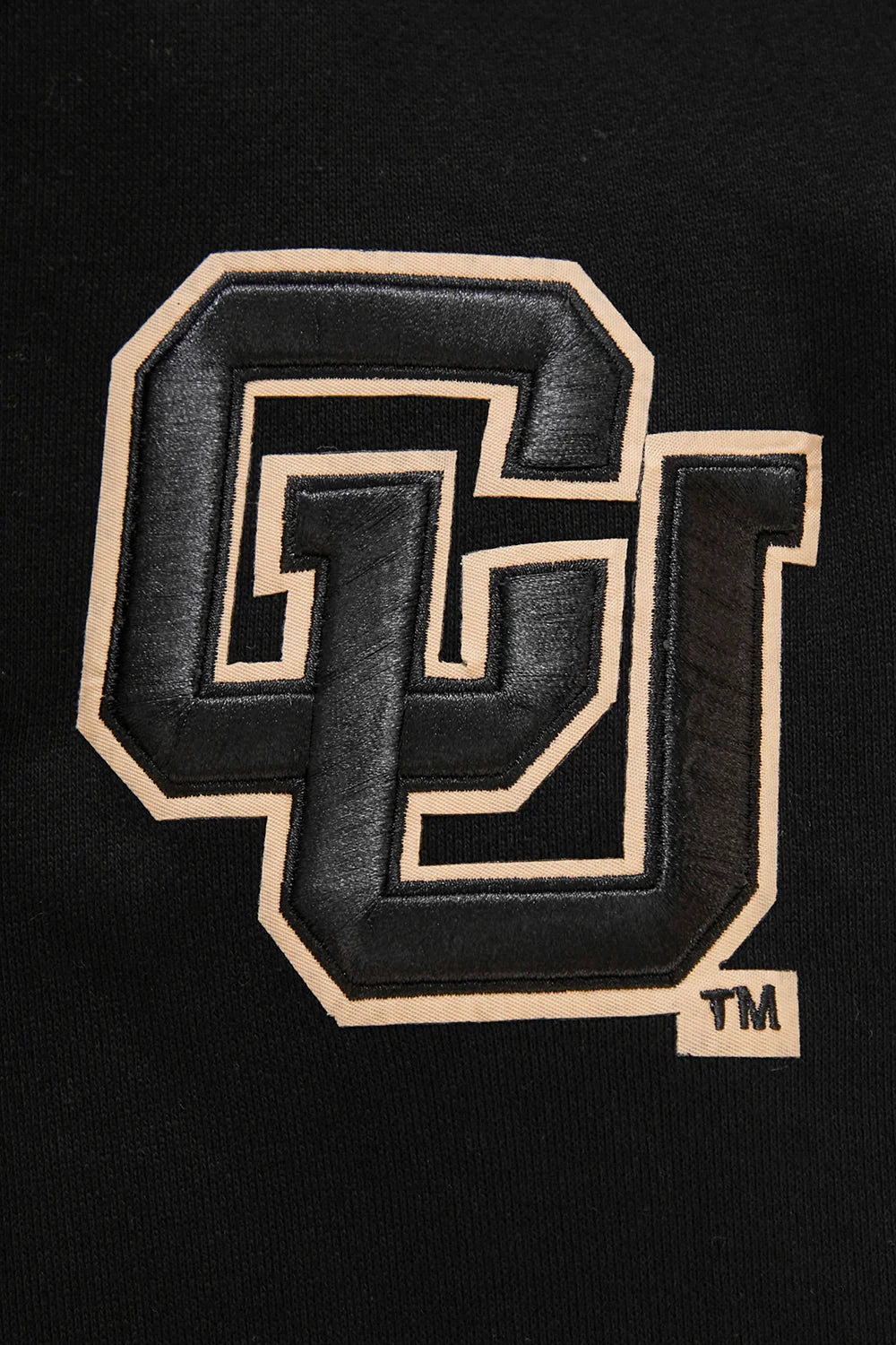 UNIVERSITY OF COLORADO CLASSIC MEN'S STACKED LOGO PULLOVER HOODIE