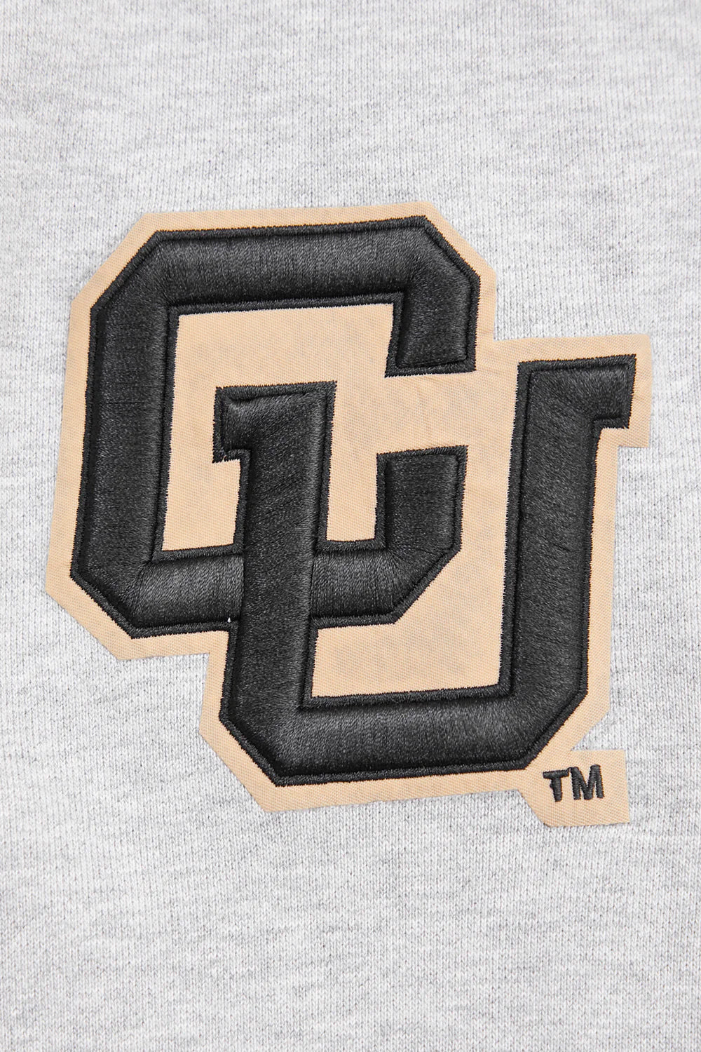 UNIVERSITY OF COLORADO CLASSIC MEN'S STACKED LOGO PULLOVER HOODIE