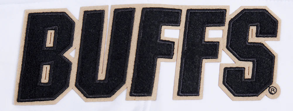 UNIVERSITY OF COLORADO CLASSIC MEN'S STACKED LOGO PULLOVER HOODIE