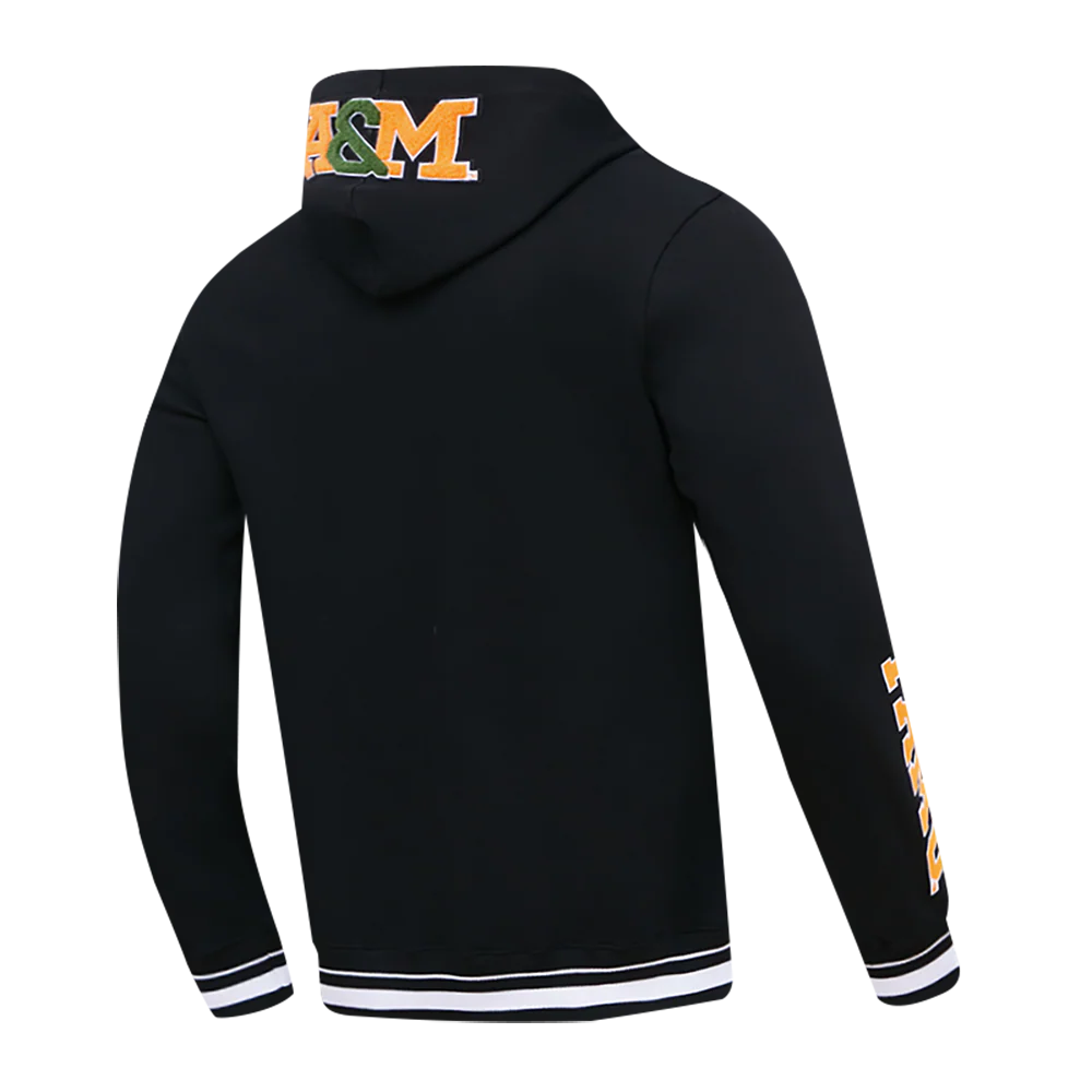 FLORIDA A&M UNIVERSITY CLASSIC MEN'S STACKED LOGO PULLOVER HOODIE