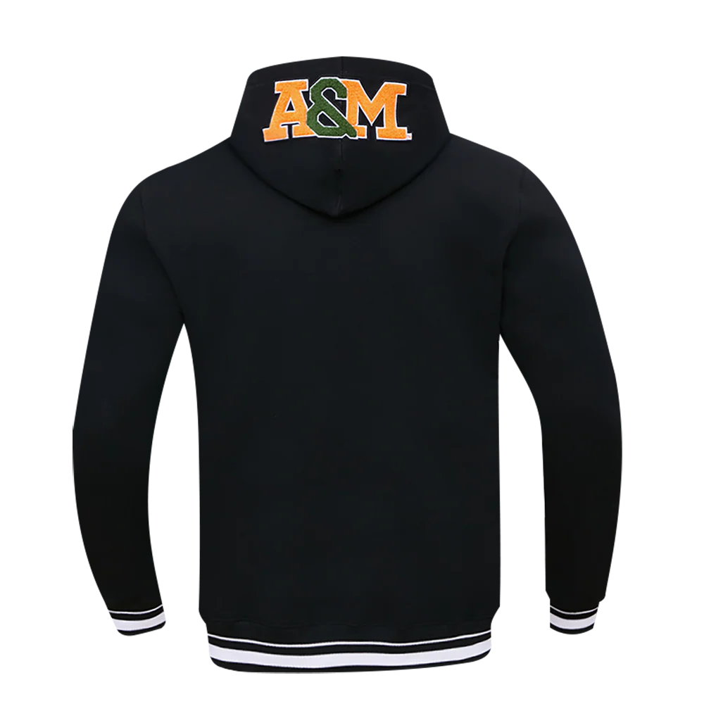 FLORIDA A&M UNIVERSITY CLASSIC MEN'S STACKED LOGO PULLOVER HOODIE