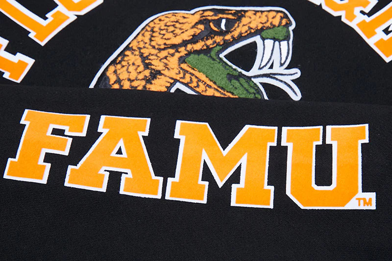 FLORIDA A&M UNIVERSITY CLASSIC MEN'S STACKED LOGO PULLOVER HOODIE