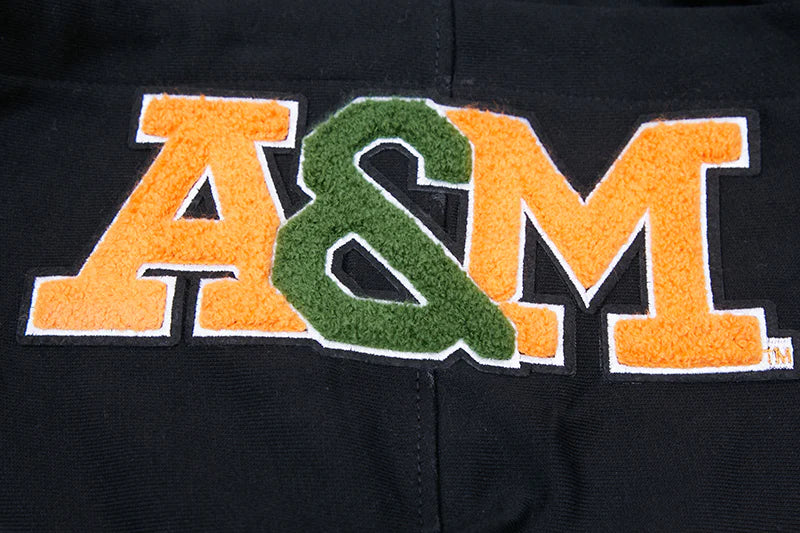 FLORIDA A&M UNIVERSITY CLASSIC MEN'S STACKED LOGO PULLOVER HOODIE