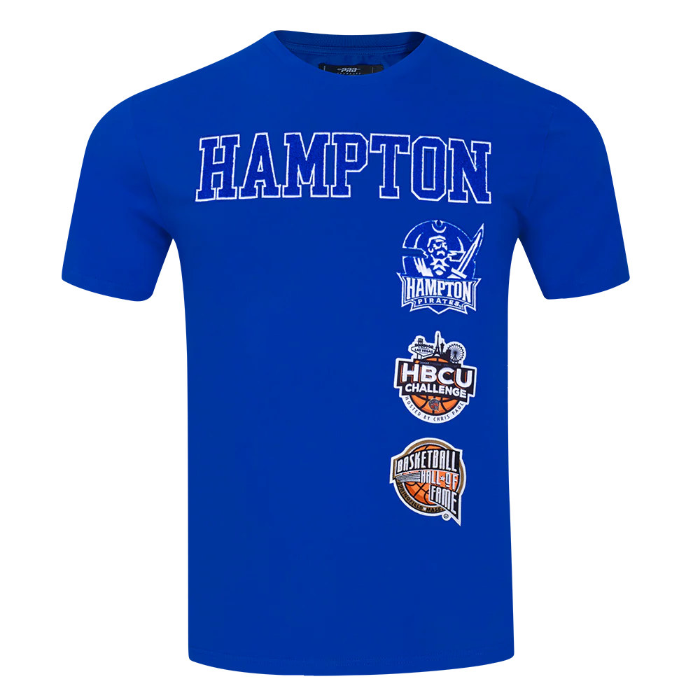 HAMPTON UNIVERSITY HBCU CHALLENGE SINGLE JERSEY MEN'S TEE